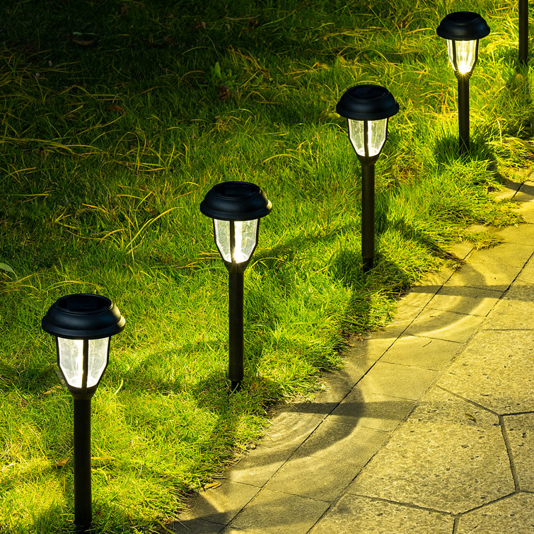gigalumi Black Low Voltage Solar Powered Integrated LED Pathway Light